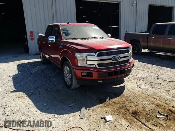 2018 Ford F-150 XL with VIN 1FTEW1EGXJFA29357, listed as a Copart auction lot 53203385 with 202,366 mi miles and Salvage Title. Bid and sale history available at DreamBid. Image 11.