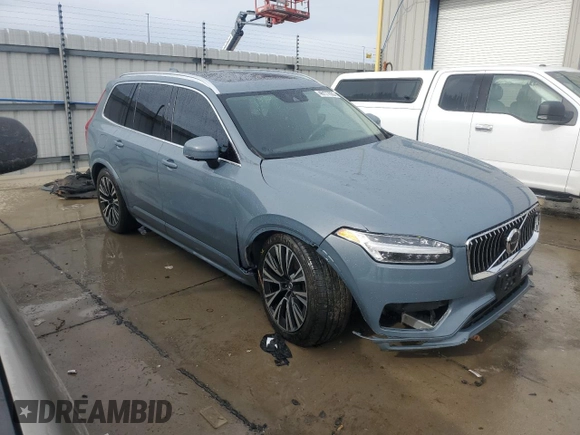 2020 Volvo XC90 Momentum with VIN YV4102PK4L1575186, listed as a Copart auction lot 46177035 with 73,170 mi miles and Salvage Title. Bid and sale history available at carsss.com. Image 4.
