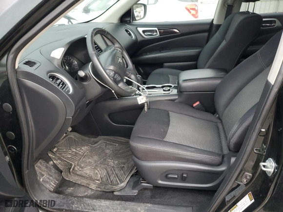 2019 Nissan Pathfinder SV with VIN 5N1DR2MM2KC576590, listed as a Copart auction lot 47466545 with 140,701 mi miles and Salvage Title. Bid and sale history available at carsss.com. Image 7.