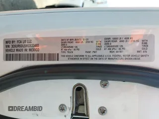 2021 Ram 2500 Big Horn z VIN 3C6UR5DL5MG633465, wystawiony jako Copart lot #47214265 z przebiegiem 73 693 mil mil oraz Szkoda całkowita • Salvage title. Historia ofert i sprzedaży dostępna na DreamBid. Obrazek 13.