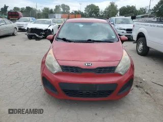 2013 Kia Rio LX with VIN KNADM5A3XD6186531, listed as a Copart auction lot 68490314 with 134,344 mi miles and Salvage Title. Bid and sale history available at DreamBid. Image 5.