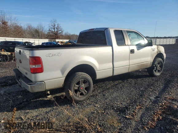 2007 Ford F-150 STX with VIN 1FTRX14W07NA00455, listed as a Copart auction lot 42367815 with 0 mi miles and Salvage Title. Bid and sale history available at carsss.com. Image 3.
