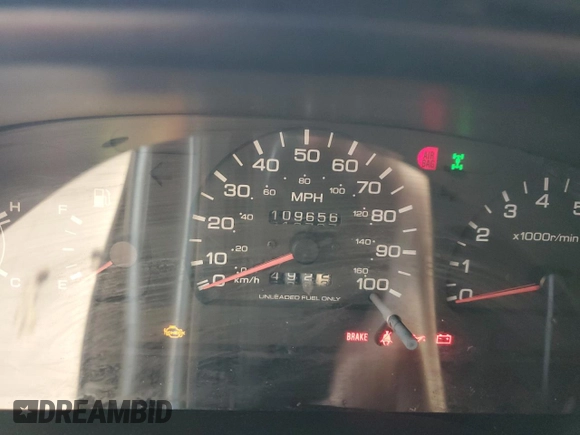 1996 Nissan Frontier XE with VIN 1N6SD16Y7TC354484, listed as a Copart auction lot 59773485 with 109,656 mi miles and Salvage title. Bid and sale history available at DreamBid. Image 9.
