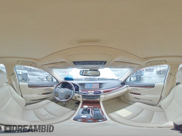 2016 Lexus LS 460 with VIN JTHCL5EF5G5026085, listed as a Copart auction lot 47098375 with 149,339 mi miles and Salvage title. Bid and sale history available at DreamBid. Image 12.
