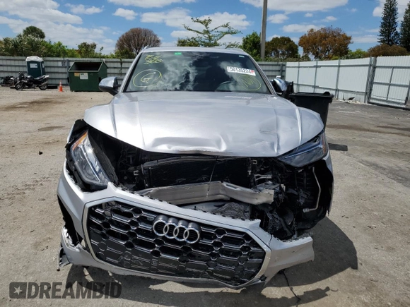 2023 Audi SQ5 Premium Plus with VIN WA1A4AFY7P2111195, listed as a Copart auction lot 50135224 with 10,436 mi miles. Bid and sale history available at carsss.com. Image 5.