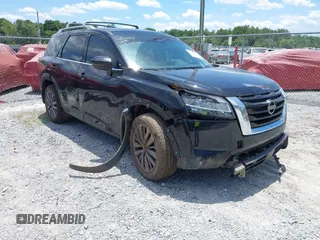 2023 Nissan Pathfinder SL z VIN 5N1DR3CD2PC212118, wystawiony jako IAAI lot #42345666 z przebiegiem 78 023 mil mil oraz . Historia ofert i sprzedaży dostępna na DreamBid. Obrazek 1.