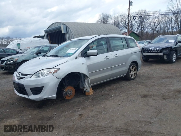 2008 Mazda 5 Sport with VIN JM1CR29L780317782, listed as a IAAI auction lot 41904586 with 85,394 mi miles. Bid and sale history available at carsss.com. Image 2.