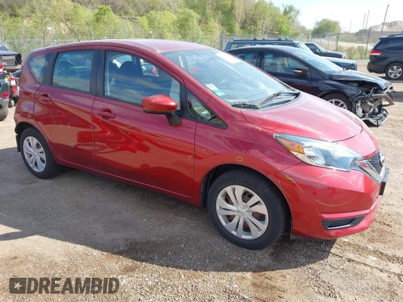 2017 Nissan Note S Plus with VIN 3N1CE2CP3HL374073, listed as a IAAI auction lot 42183394 with 54,468 mi miles and . Bid and sale history available at DreamBid. Image 1.