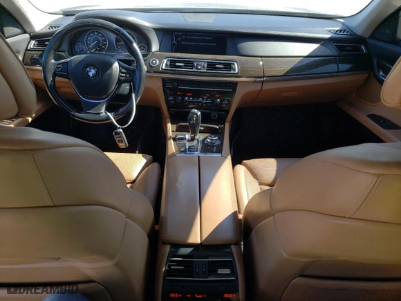 2012 BMW 7 Series 750Li with VIN WBAKB8C56CC963378, listed as a Copart auction lot 49826265 with 134676 miles and Clean Title. Bid and sale history available at carsss.com. Image 8.
