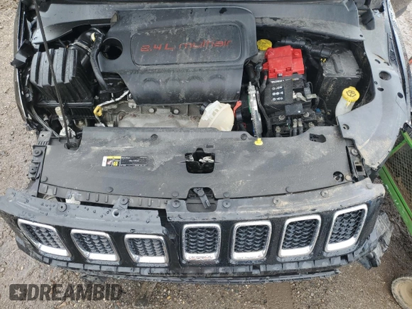 2019 Jeep Compass Latitude with VIN 3C4NJDBB6KT641300, listed as a Copart auction lot 55918885 with 96,965 mi miles and Clean title. Bid and sale history available at DreamBid. Image 12.