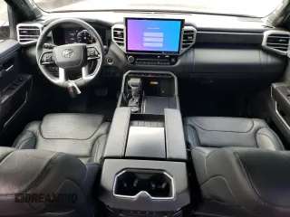 2023 Toyota Tundra Platinum with VIN 5TFNA5EC3PX017198, listed as a Copart auction lot 62857595 with 16,571 mi miles and Salvage title. Bid and sale history available at DreamBid. Image 8.