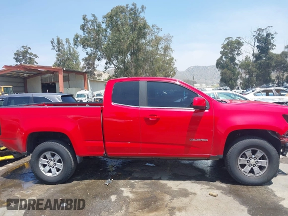 2019 Chevrolet Colorado 2WD Work Truck with VIN 1GCHSBEN3K1100815, listed as a IAAI auction lot 42127659 with Not Provided miles and . Bid and sale history available at DreamBid. Image 14.