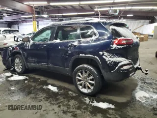 2014 Jeep Cherokee Limited with VIN 1C4PJMDB7EW202563, listed as a Copart auction lot 44465125 with 185,245 mi miles and Non repairable. Bid and sale history available at DreamBid. Image 2.