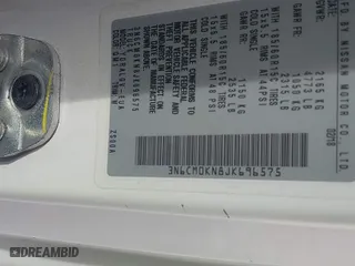 2018 Nissan NV200 Compact Cargo S with VIN 3N6CM0KN8JK696575, listed as a IAAI auction lot 41568162 with 129,008 mi miles. Bid and sale history available at carsss.com. Image 9.