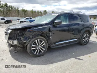 2022 Nissan Pathfinder Platinum z VIN 5N1DR3DK8NC227796, wystawiony jako Copart lot #53087075 z przebiegiem 64 681 mil mil oraz Szkoda całkowita • Salvage title. Historia ofert i sprzedaży dostępna na DreamBid. Obrazek 1.
