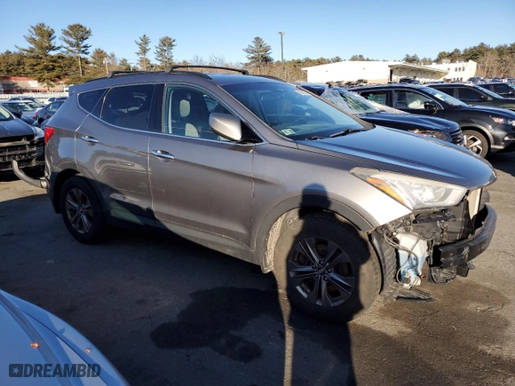 2013 Hyundai Santa Fe Sport with VIN 5XYZUDLB2DG020962, listed as a Copart auction lot 46402215 with 185,213 mi miles and Salvage Title. Bid and sale history available at carsss.com. Image 4.