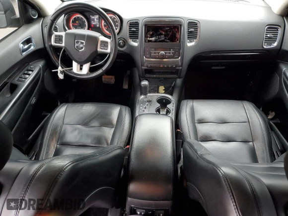 2012 Dodge Durango Crew with VIN 1C4RDHDG2CC336205, listed as a Copart auction lot 49798075 with 160,804 mi miles and Salvage Title. Bid and sale history available at DreamBid. Image 8.