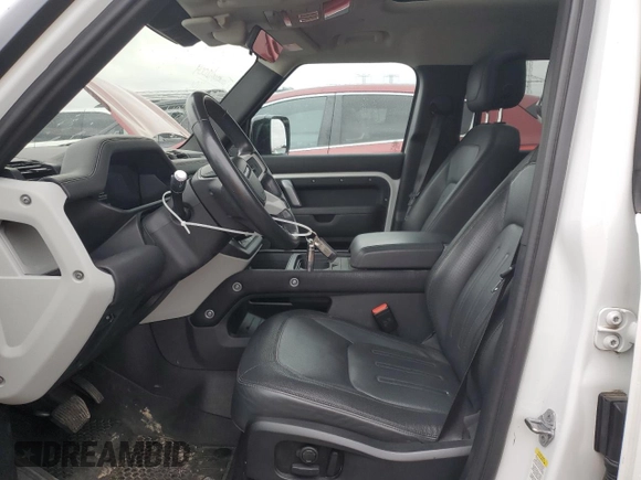 2021 Land Rover Defender with VIN SALE3ERU4M2053304, listed as a Copart auction lot 79035444 with 30,849 mi miles and Salvage title. Bid and sale history available at DreamBid. Image 7.