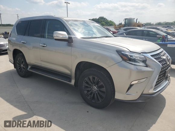 2023 Lexus GX with VIN JTJAM7BX8P5360879, listed as a Copart auction lot 53473455 with 34,359 mi miles and Salvage Title. Bid and sale history available at carsss.com. Image 4.