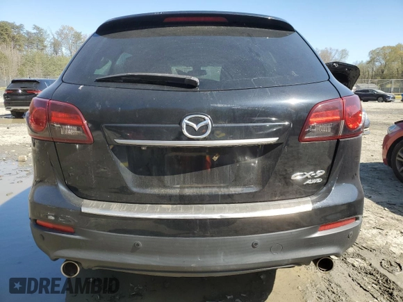 2015 Mazda CX-9 Grand Touring with VIN JM3TB3DV7F0448203, listed as a Copart auction lot 52254895 with 127,141 mi miles and Salvage title. Bid and sale history available at DreamBid. Image 6.