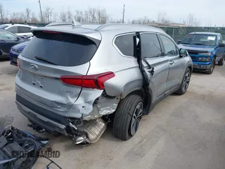 2020 Hyundai Santa Fe Limited with VIN 5NMS5CAA8LH280600, listed as a IAAI auction lot 41801359 with 61,519 mi miles. Bid and sale history available at carsss.com. Image 4.