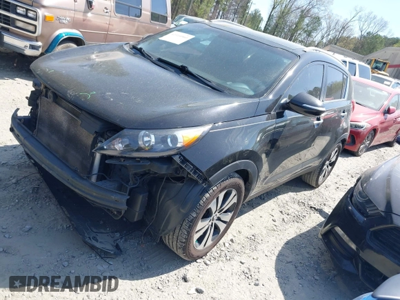 2011 Kia Sportage EX with VIN KNDPC3A27B7105474, listed as a IAAI auction lot 41916960 with 252,606 mi miles. Bid and sale history available at carsss.com. Image 2.