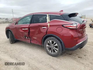 2018 Nissan Murano SL z VIN 5N1AZ2MG0JN125996, wystawiony jako Copart lot #54621635 z przebiegiem 138 144 mil mil oraz Szkoda całkowita • Salvage title. Historia ofert i sprzedaży dostępna na DreamBid. Obrazek 2.