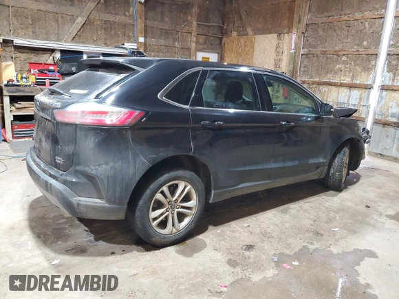2020 Ford Edge SEL with VIN 2FMPK4J97LBA09841, listed as a Copart auction lot 89377405 with 48,618 mi miles and Salvage Title. Bid and sale history available at carsss.com. Image 3.