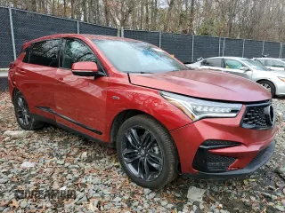 2021 Acura RDX w/A-Spec Package with VIN 5J8TC2H6XML046482, listed as a Copart auction lot 81801204 with 64,296 mi miles and Salvage Title. Bid and sale history available at carsss.com. Image 4.