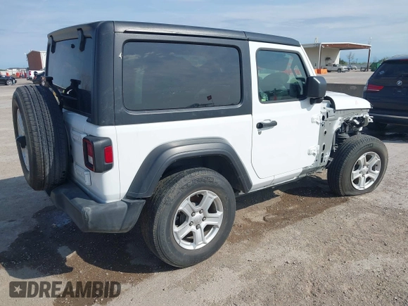2020 Jeep Wrangler Sport S с VIN 1C4GJXAG3LW275413, выставлен на аукционе IAAI как лот 41884921 с пробегом 63 727 миль миль и . История ставок и продаж доступна на DreamBid. Изображение 4.