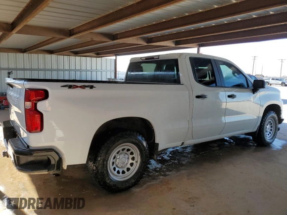 2020 Chevrolet Silverado 1500 Work Truck with VIN 1GCRYAEF1LZ168118, listed as a Copart auction lot 46708965 with 73,276 mi miles and Clean Title. Bid and sale history available at carsss.com. Image 3.