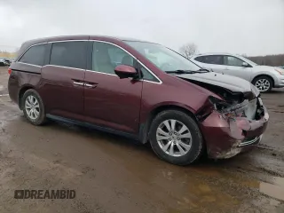 2017 Honda Odyssey EX z VIN 5FNRL5H49HB017797, wystawiony jako Copart lot #48379005 z przebiegiem 96 939 mil mil oraz Szkoda całkowita • Salvage title. Historia ofert i sprzedaży dostępna na DreamBid. Obrazek 4.