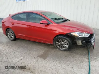 2018 Hyundai Elantra GL with VIN KMHD84LF5JU451092, listed as a Copart auction lot 46946555 with 104,815 mi miles and Clean Title. Bid and sale history available at DreamBid. Image 4.