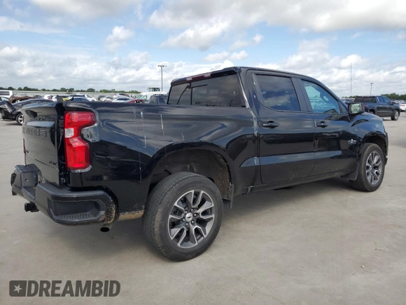2021 Chevrolet Silverado 1500 RST with VIN 3GCPWDED9MG233862, listed as a Copart auction lot 58945824 with 53,566 mi miles and Salvage Title. Bid and sale history available at carsss.com. Image 3.