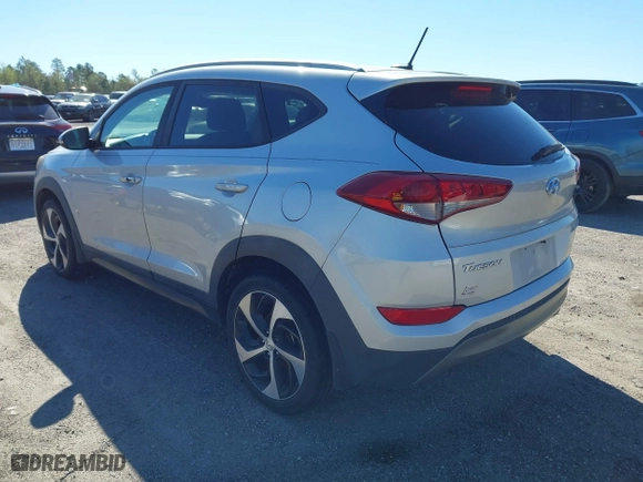 2016 Hyundai Tucson Sport with VIN KM8J33A25GU224084, listed as a IAAI auction lot 41827851 with 153,348 mi miles. Bid and sale history available at carsss.com. Image 3.