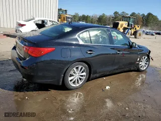 2017 Infiniti Q50 3.0t Premium with VIN JN1EV7AP5HM735138, listed as a Copart auction lot 43696675 with 107,317 mi miles and Salvage Title. Bid and sale history available at carsss.com. Image 3.