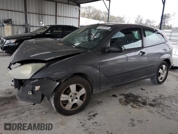 2003 Ford Focus ZX3 with VIN 3FAFP31Z73R178518, listed as a Copart auction lot 50200105 with 317,147 mi miles and Salvage title. Bid and sale history available at DreamBid. Image 1.