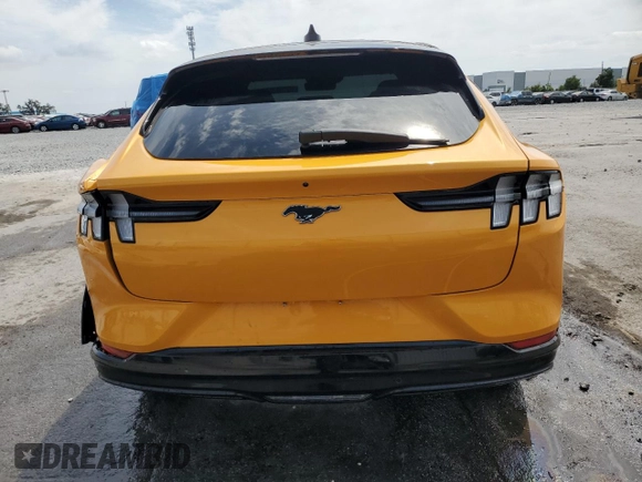 2023 Ford Mustang Mach-E Premium with VIN 3FMTK3SS4PMA03235, listed as a Copart auction lot 52701235 with 24,854 mi miles and Salvage Title. Bid and sale history available at DreamBid. Image 6.