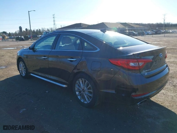 2015 Hyundai Sonata 2.4L Sport with VIN 5NPE34AF6FH174223, listed as a IAAI auction lot 41748484 with 100,492 mi miles. Bid and sale history available at carsss.com. Image 3.