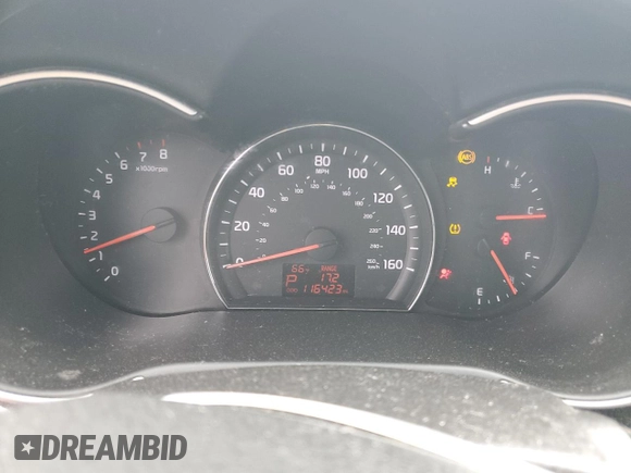 2014 Kia Sorento LX with VIN 5XYKT3A60EG507664, listed as a Copart auction lot 51163345 with 116,423 mi miles and Salvage Title. Bid and sale history available at carsss.com. Image 9.