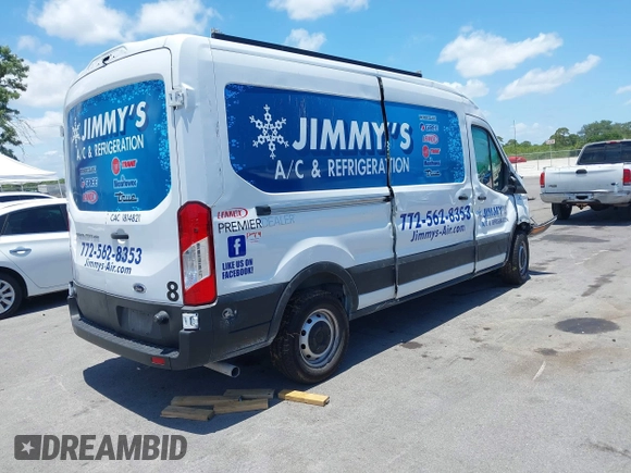 2023 Ford Transit Cargo with VIN 1FTBR1C82PKA26720, listed as a IAAI auction lot 39437379 with Not provided miles and . Bid and sale history available at DreamBid. Image 4.