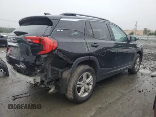 2020 GMC Terrain SLE with VIN 3GKALTEV9LL285729, listed as a Copart auction lot 60807035 with 50,143 mi miles and Salvage title. Bid and sale history available at DreamBid. Image 3.