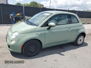 2014 FIAT 500 Pop z VIN 3C3CFFAR5ET195264, wystawiony jako Copart lot #55914195 z przebiegiem 60 771 mil mil oraz Szkoda całkowita • Salvage title. Historia ofert i sprzedaży dostępna na DreamBid. Obrazek 1.