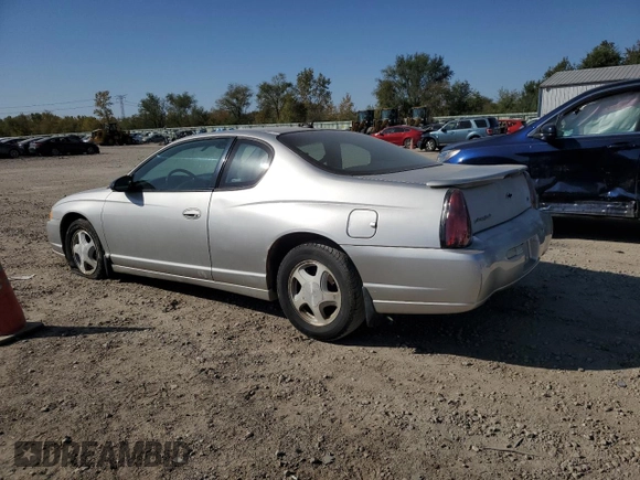 2005 Chevrolet Monte Carlo LT with VIN 2G1WX12K559156759, listed as a Copart auction lot 75651804 with 79,993 mi miles and Clean Title. Bid and sale history available at carsss.com. Image 2.