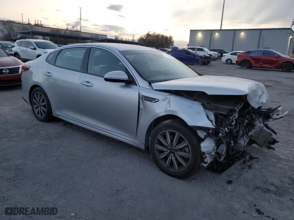 2019 Kia Optima EX with VIN 5XXGU4L19KG368113, listed as a Copart auction lot 42604615 with 58,392 mi miles and Salvage Title. Bid and sale history available at carsss.com. Image 4.