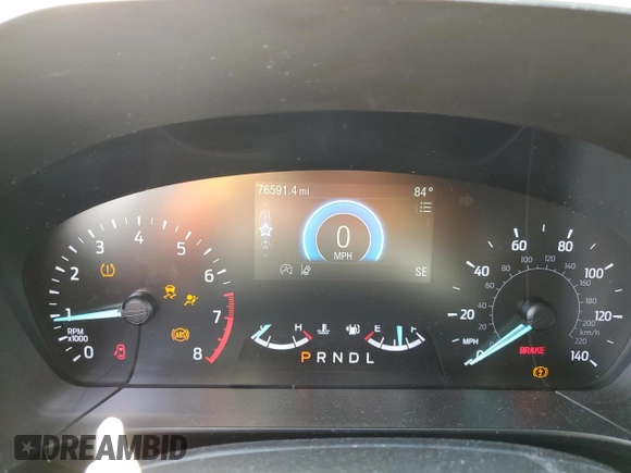 2020 Ford Escape SE z VIN 1FMCU9G6XLUC62391, wystawiony jako Copart lot #55538105 z przebiegiem 76 591 mil mil oraz Szkoda całkowita • Salvage title. Historia ofert i sprzedaży dostępna na DreamBid. Obrazek 9.