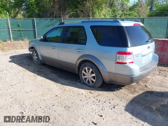 2008 Ford Taurus X SEL with VIN 1FMDK05W08GA43003, listed as a IAAI auction lot 42122695 with 105,484 mi miles and . Bid and sale history available at DreamBid. Image 3.