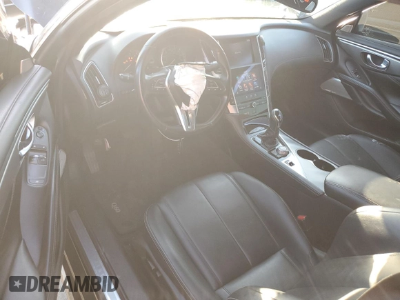 2020 Infiniti Q60 Luxe with VIN JN1EV7EK5LM340867, listed as a Copart auction lot 74390004 with 69,613 mi miles and Salvage Title. Bid and sale history available at carsss.com. Image 8.
