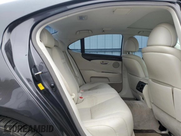 2009 Lexus LS 460 with VIN JTHCL46F695004169, listed as a Copart auction lot 72759814 with 139,316 mi miles and Salvage title. Bid and sale history available at DreamBid. Image 10.