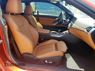 2021 BMW 4 Series 430i with VIN WBA53AP0XMCH23674, listed as a Copart auction lot 59490125 with 66,940 mi miles and Salvage title. Bid and sale history available at DreamBid. Image 10.